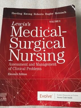 Medical-Surgical Nursing Textbook - Red